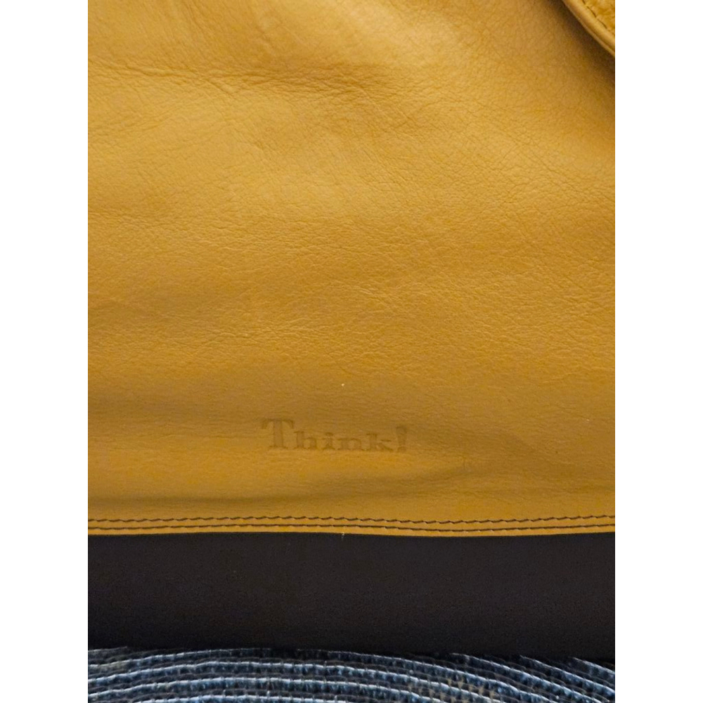 Think! Yellow Leather Shoulder Bag - Picture 11 of 14
